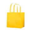 20 Pack Non-woven Reusable Tote Bags for Party Favor Candy Goodie Carry Out Packing, Yellow