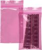 Pack of 100 Pink Anti-Static Seal Top Bags 3 x 5 Zipper Bags 3x5 Ultra Thick Polyethylene Thickness 4 Mil Bags suitable for Packaging Storing Industri